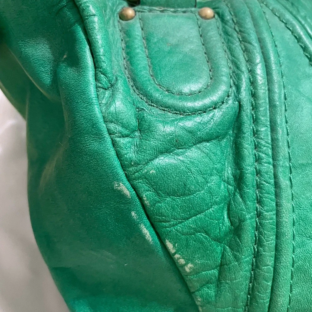 💚JUICY COUTURE💚 Vintage Vibrant Green Shoulder Bag - Picture 14 of 16